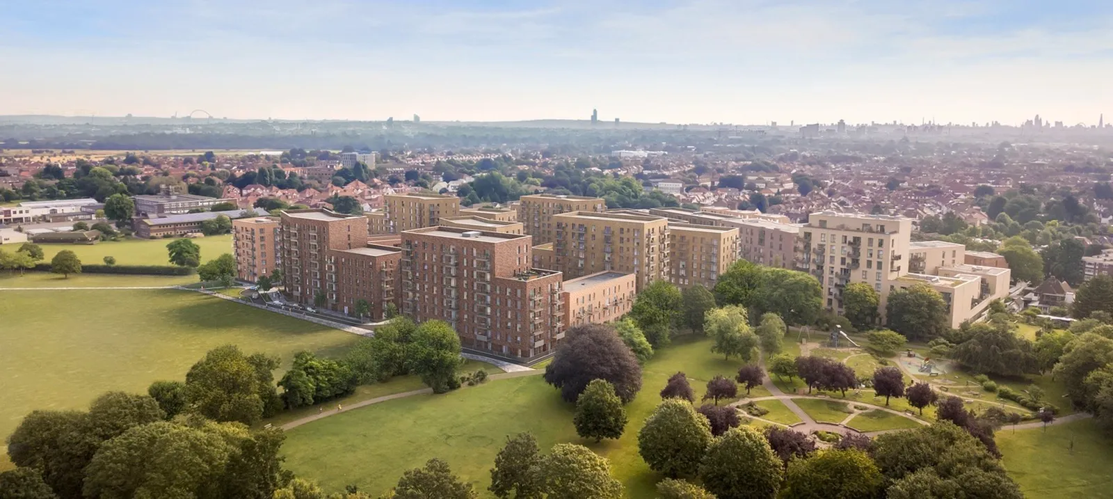 Lampton Parkside Londra satılık daire dış cephe