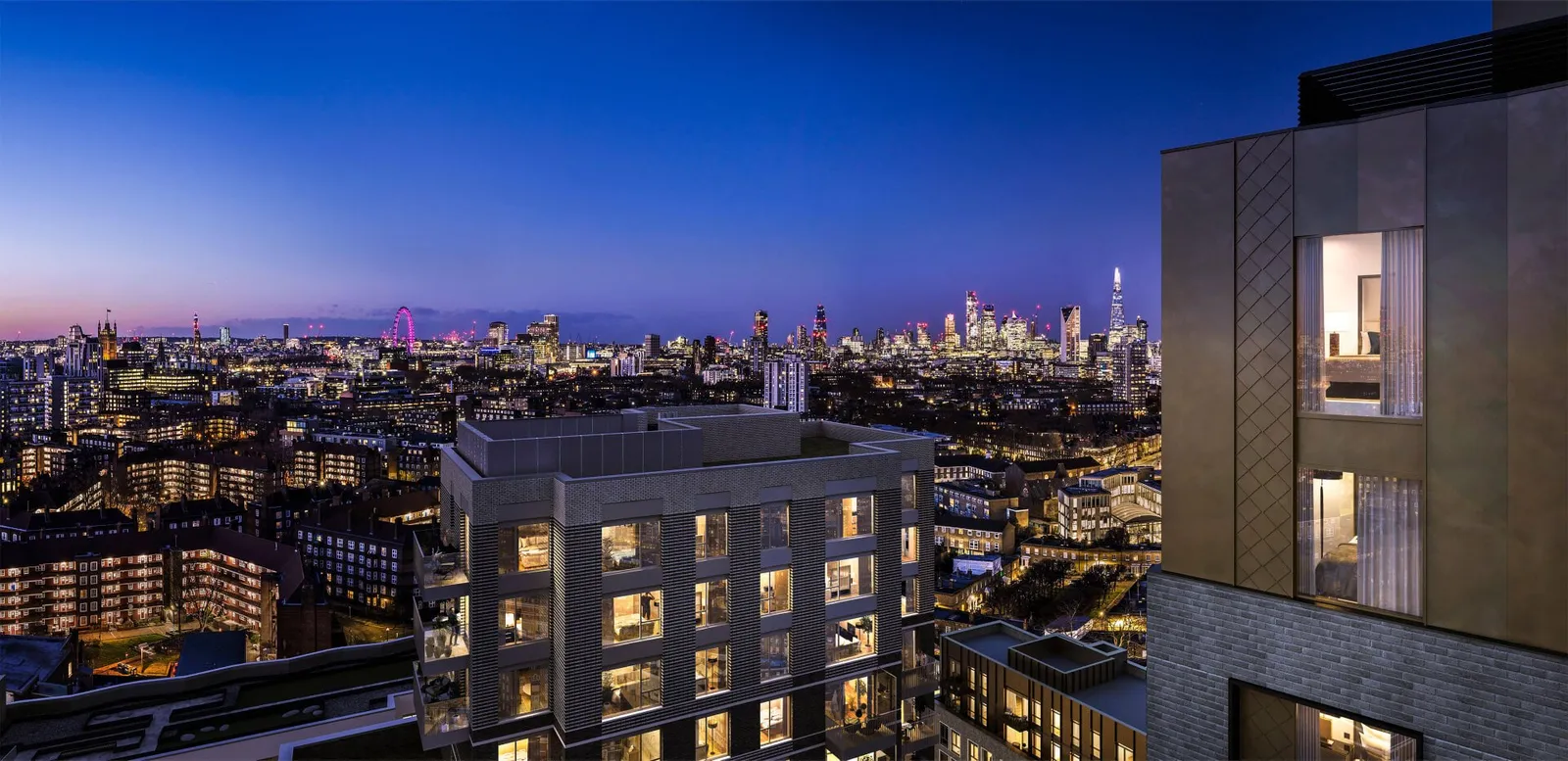 Oval Village Londra satılık daire dış cephe