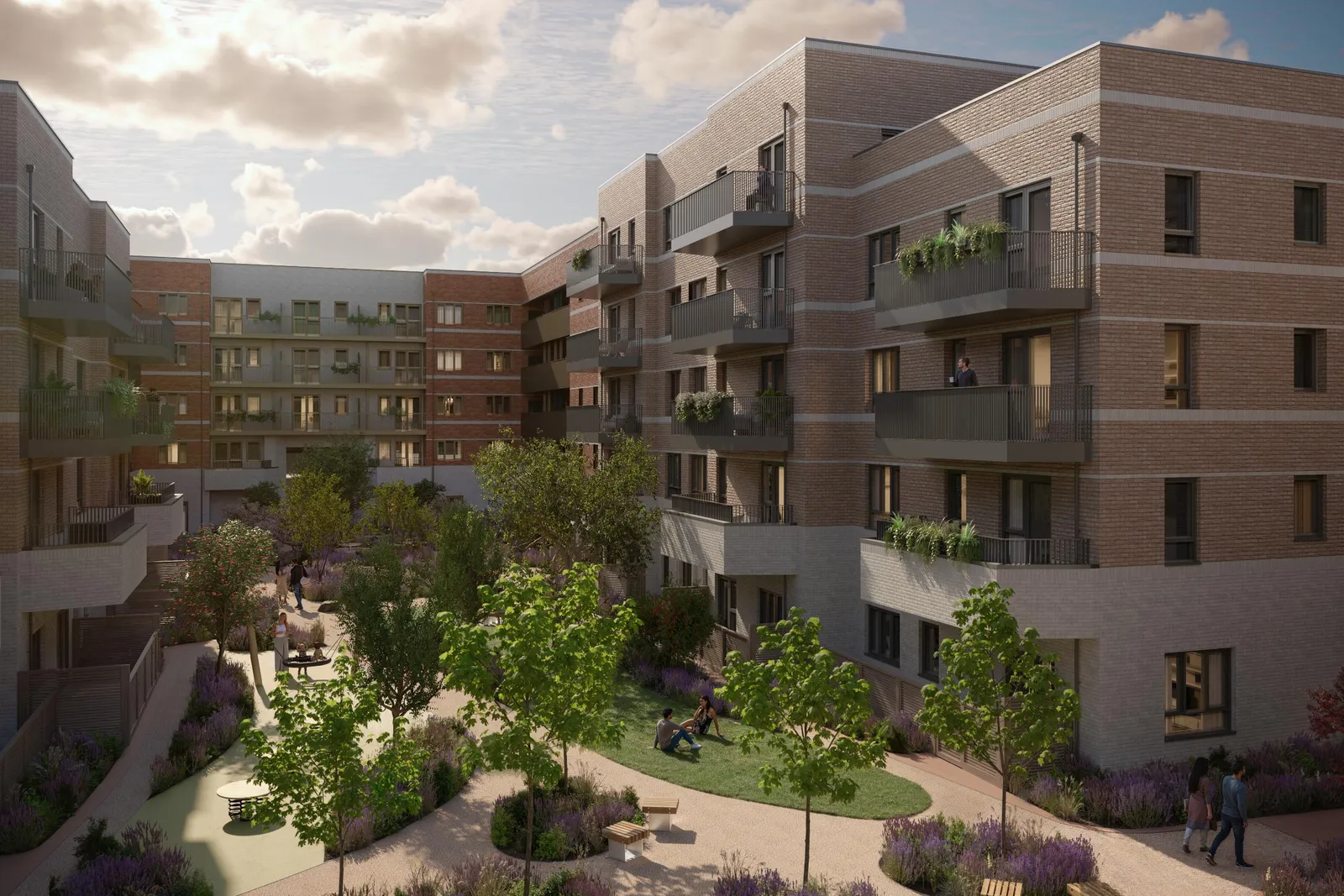 Twickenham Square Londra satılık daire dış cephe