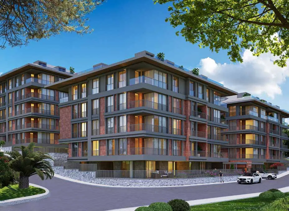Çengelköy Mercury konut projesinin dış cephe görünümü