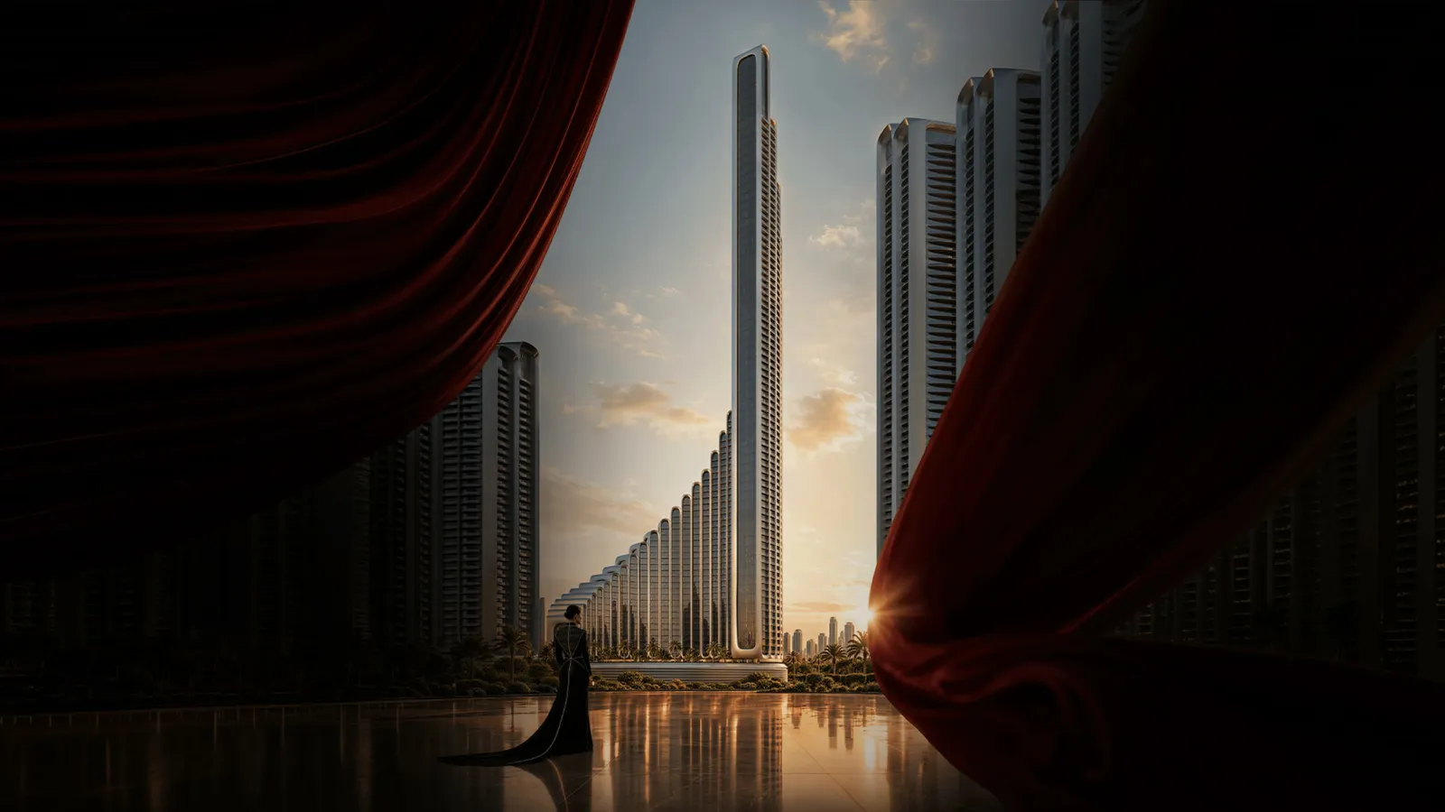 Vision Iconic kulesi, Mercedes-Benz Places Binghatti City Dubai